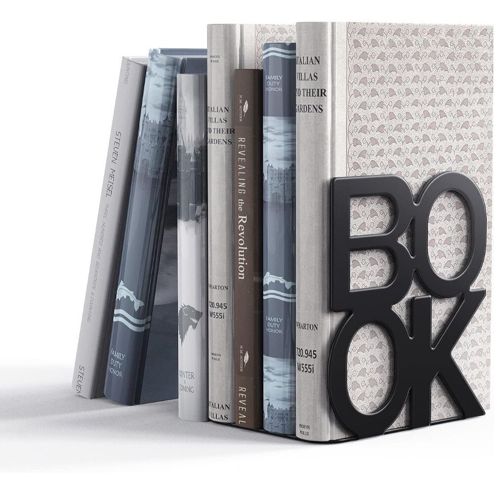 Book Ends,BookEnds Supports for Bookrack Desk,Bookend are Used for Books, Unique